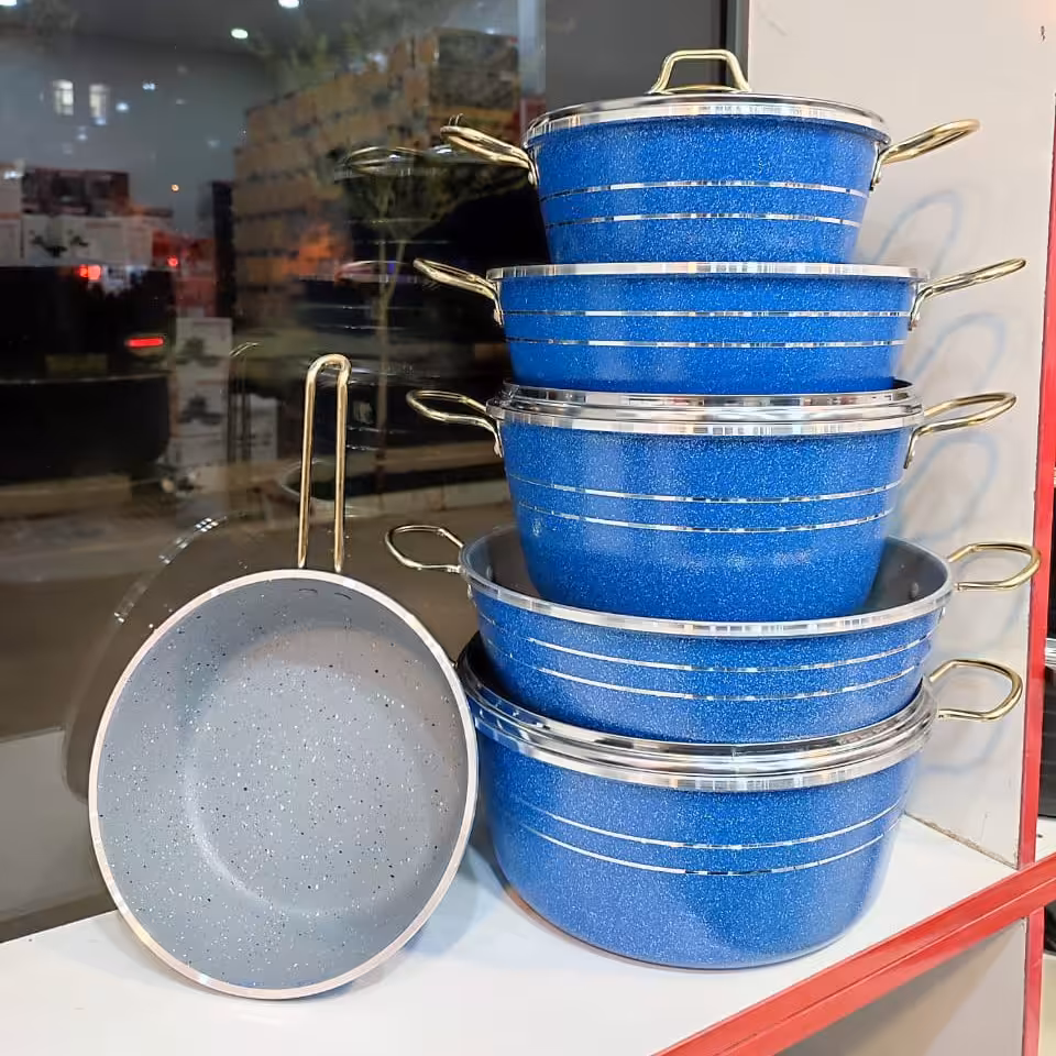 سرویس قابلمه و تابه 9 پارچه گراب