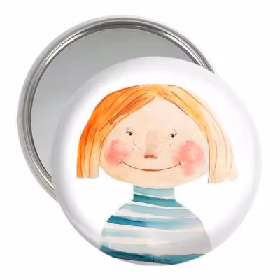 آینه جیبی خندالو مدل دخترونه کد 6108