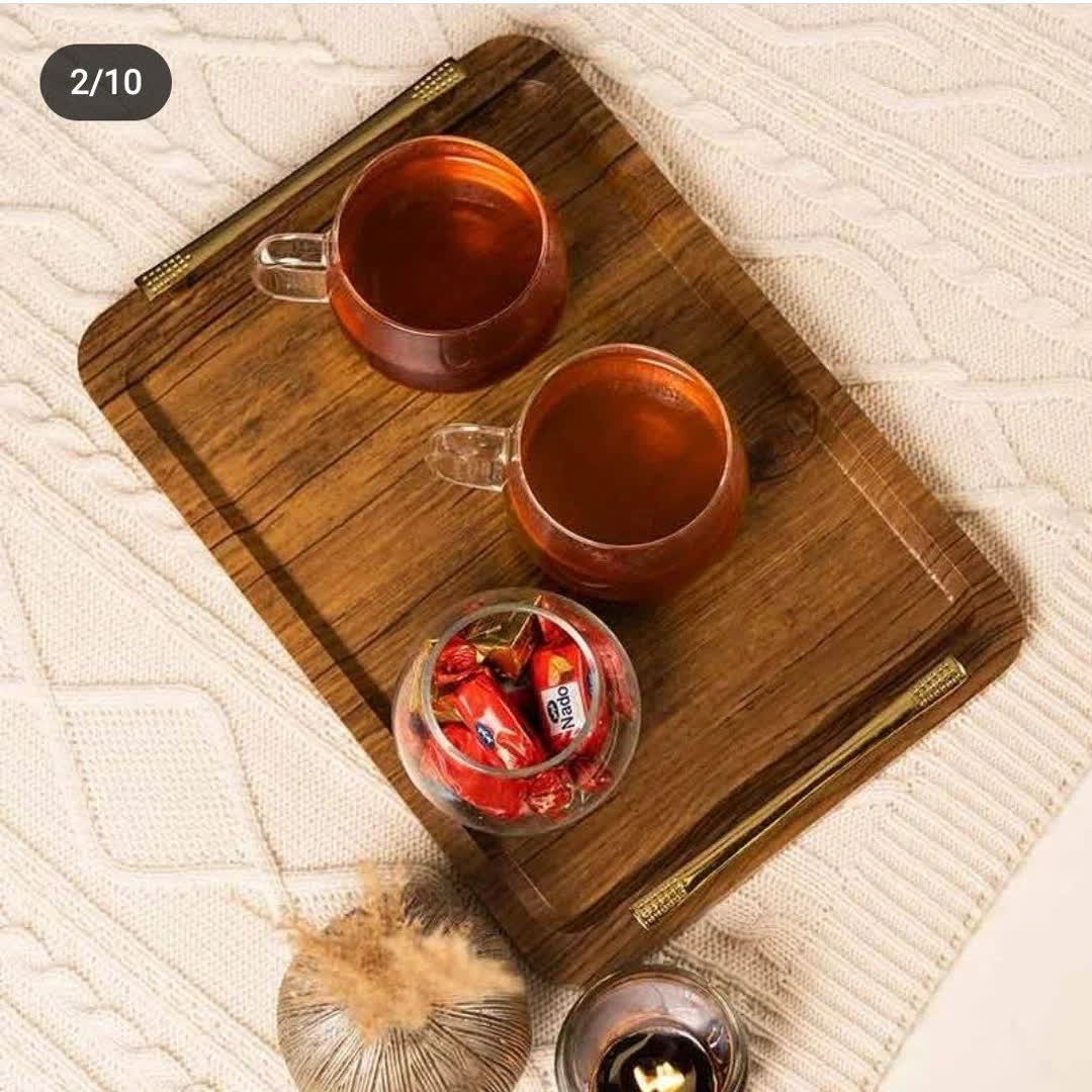 سینی چوبی با روکش عالی در همه مدل