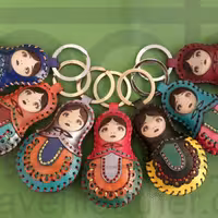 جاکلیدی چرمی خاتون