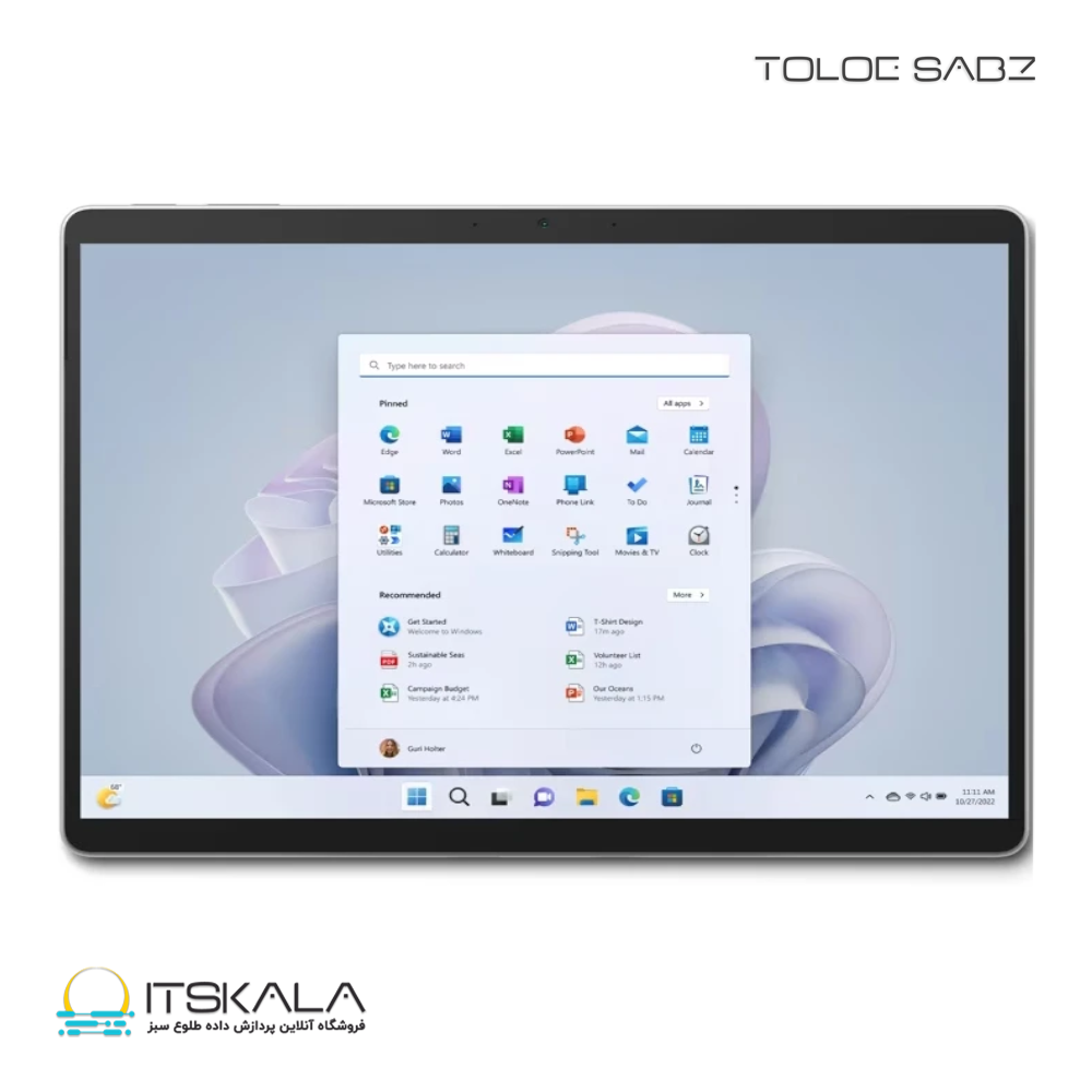 قیمت و خرید تبلت مایکروسافت مدل Surface Pro 9 i7 1265U 16GB 256B SSD Touch | ITSKALA