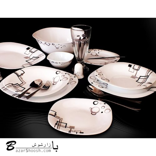 سرویس 6نفره غذاخوری 28پارچه پارس اپال مدل 806