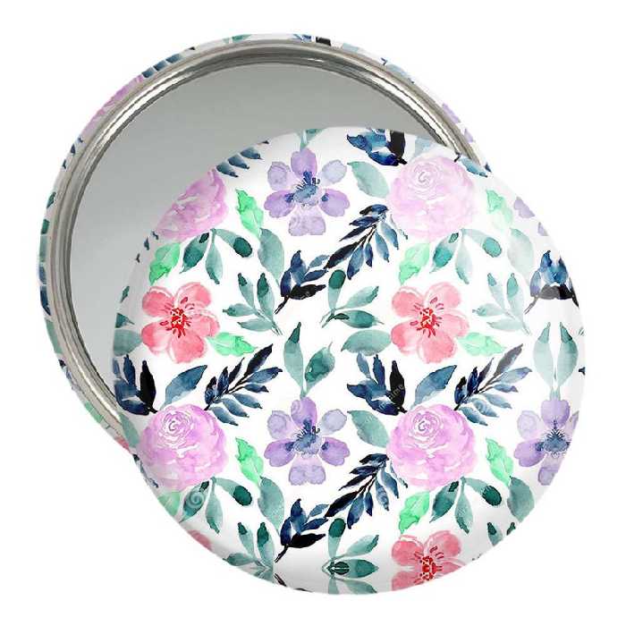 آینه جیبی خندالو مدل گل  کد 5459