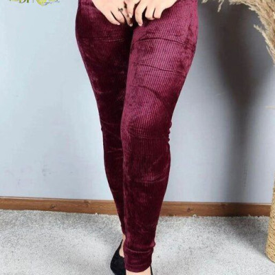 شلوار زنانه مخمل کبریتی قواره دار