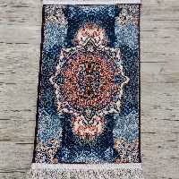 پادری  50در 80 نیلوفر سرمه ای 