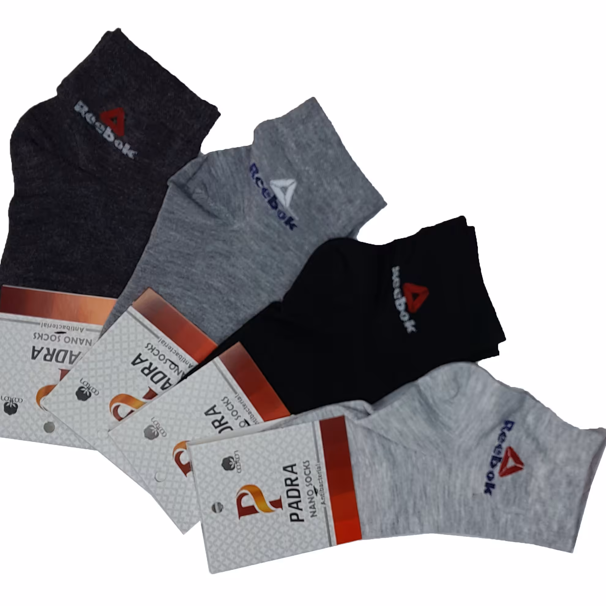 جوراب نخی مچی فانتزی طرح ریبوک پادرا جینی