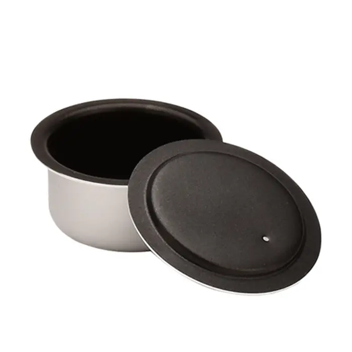 ظرف کته ته چین (قابلمه) آلومینیوم تفلون سایز 12 همراه درب زرساب