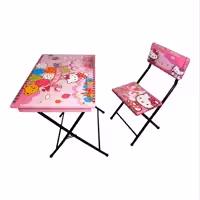 میز تحریر باکسدار و صندلی میزیمو طرح کیتی کد 1.1