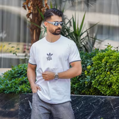 تیشرت یقه گرد مردانه طرح Adidas مدل T60 ( در 6 رنگ بندی )