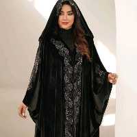 پانچو زنانه مخمل کره ای مدل مانتو پانچو مزونی