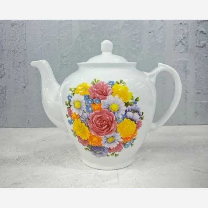 قوری هیئتی چینی زرین طرح پارادایز 