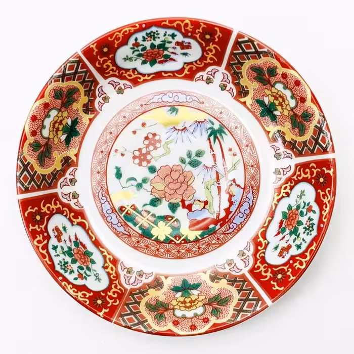 نعلبکی چینی واتسون طرح امیری قرمز