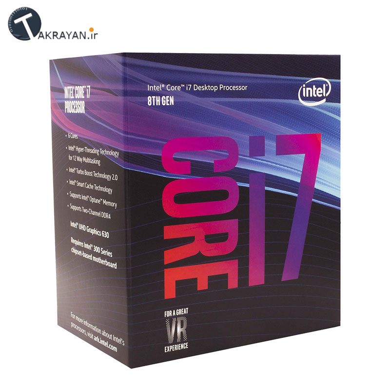 قیمت خرید پردازنده اینتل Intel Core i7 8700