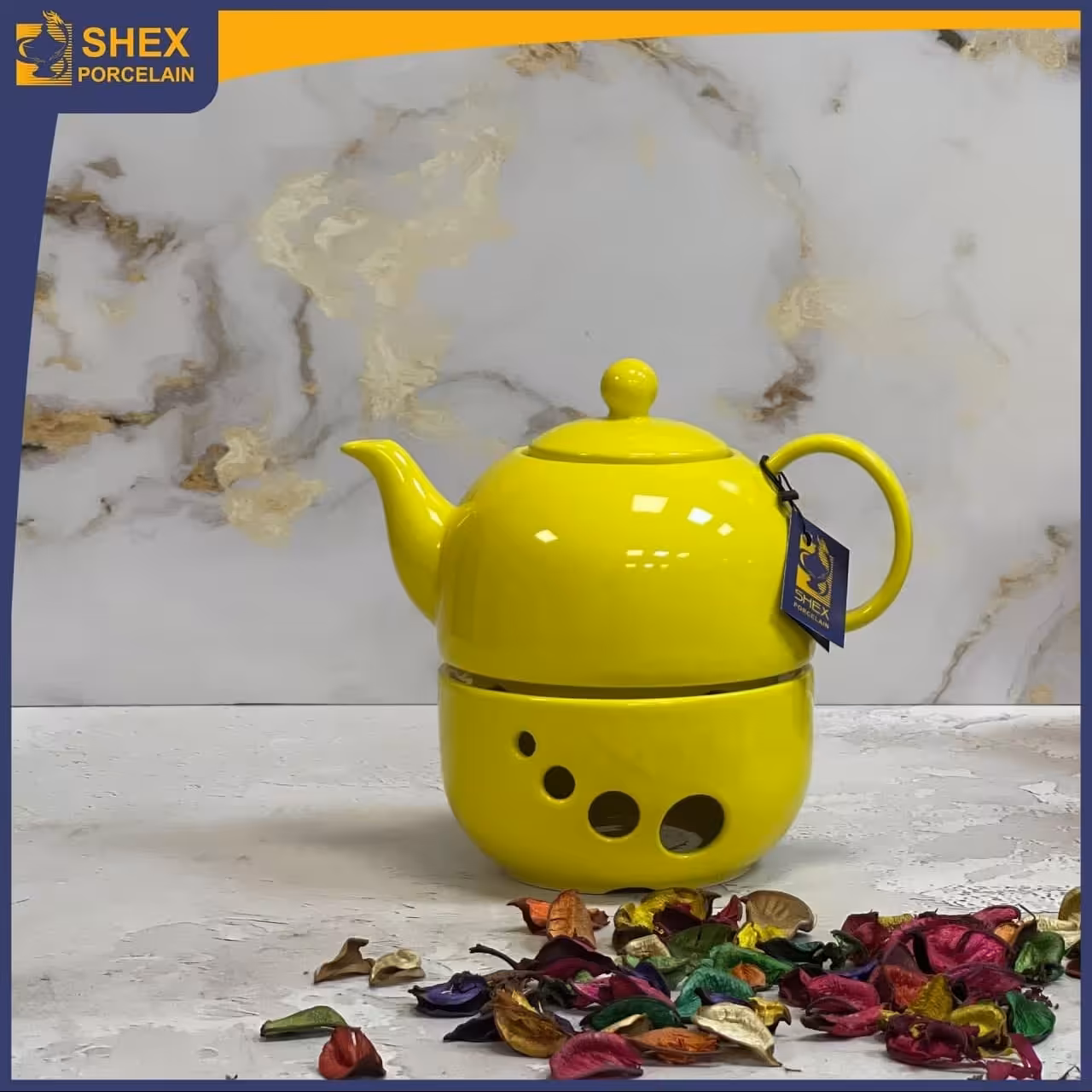 قوری وارمر دار چینی برند شکس 