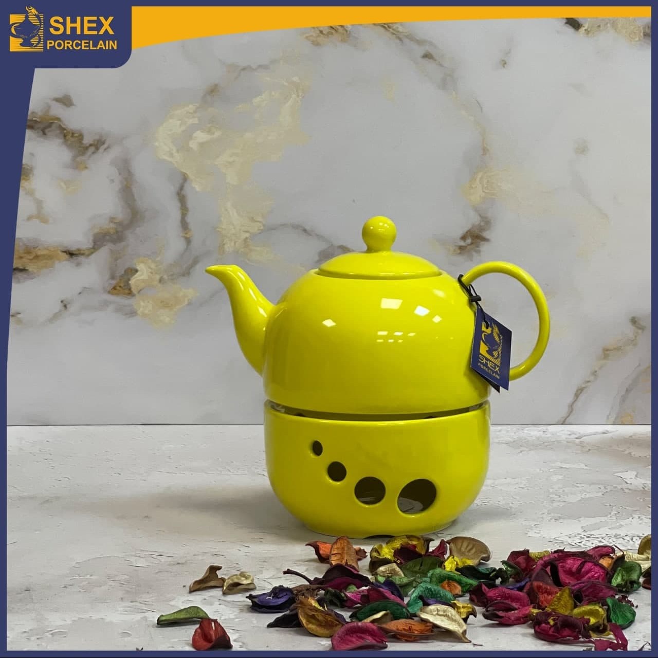 قوری وارمر دار چینی برند شکس 