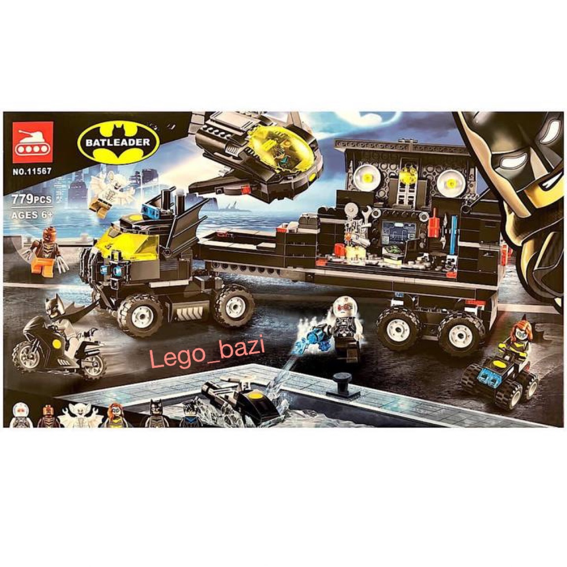 لگو ماشین کاراگاهی بتمن برند بلا BELA LARI TANK 11567