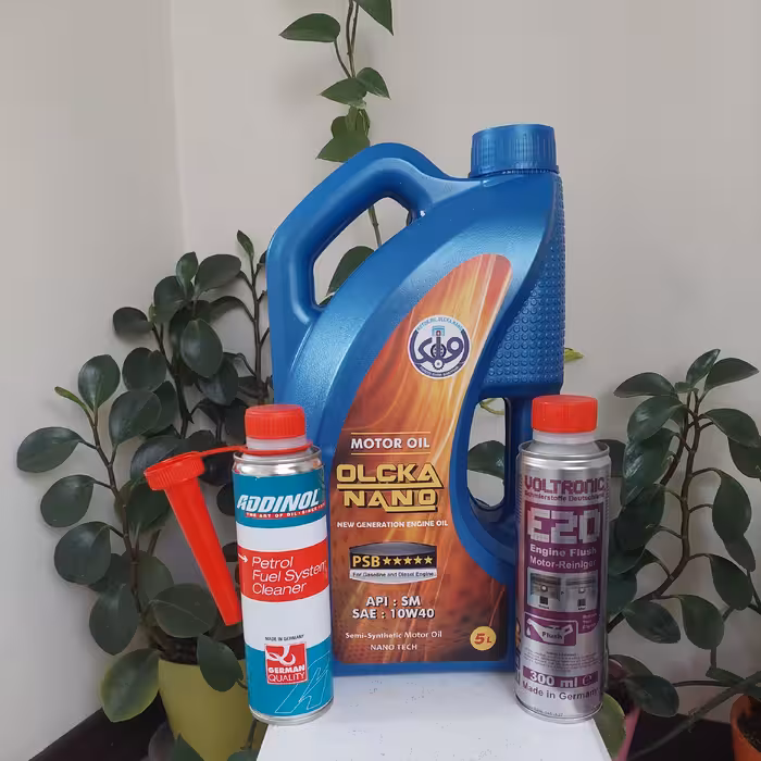 پک کامل روغن موتور ،شوینده مدار روغن و شوینده مدار بنزین خودرو(بهترین برندها)