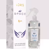 اسپری خوشبو کننده محیط  برند لوریس 430میل  مناسب  پرده  روتختی آشپزخونه و سرویس بهداشتی