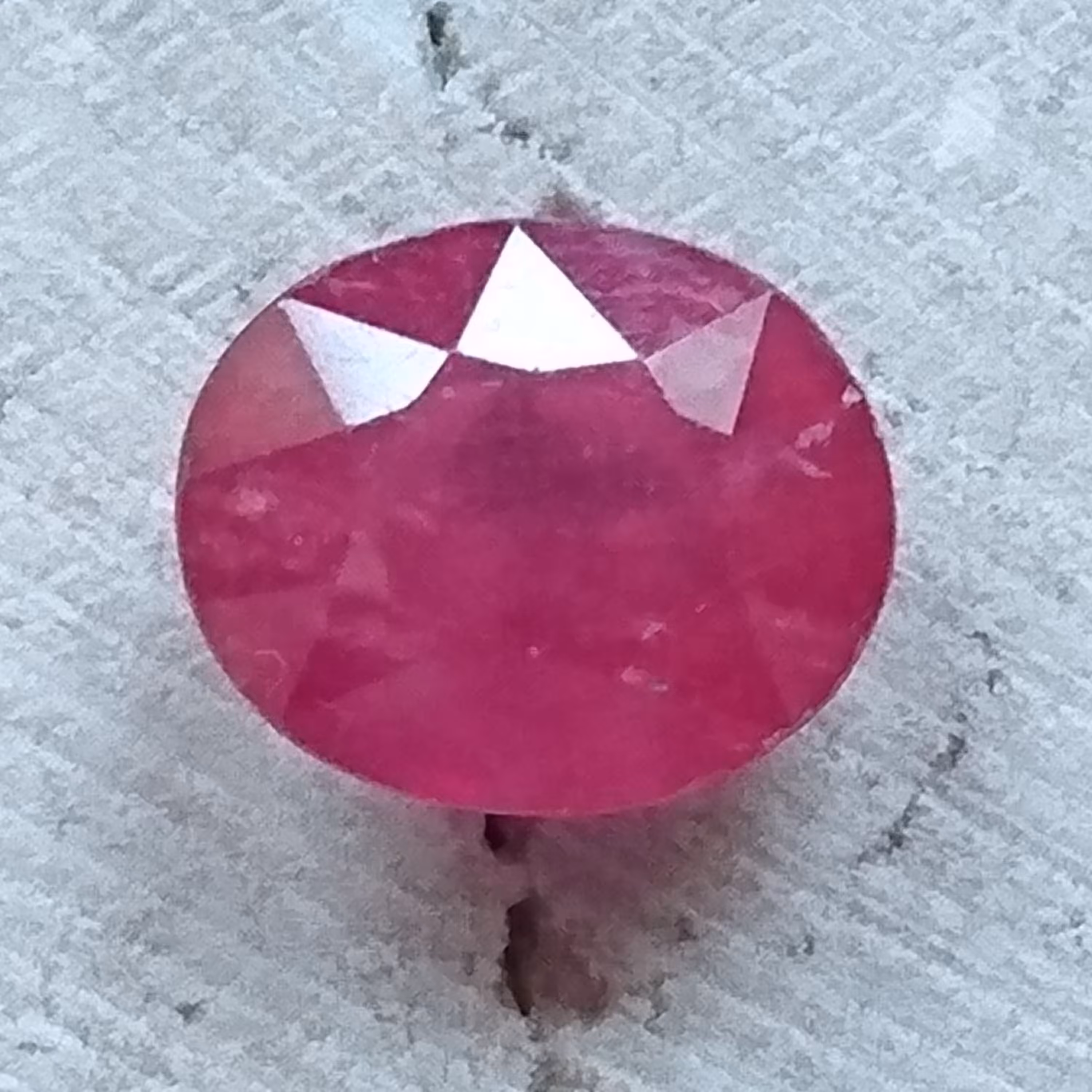 نگین یاقوت سرخ آفریقا معدنی (1)