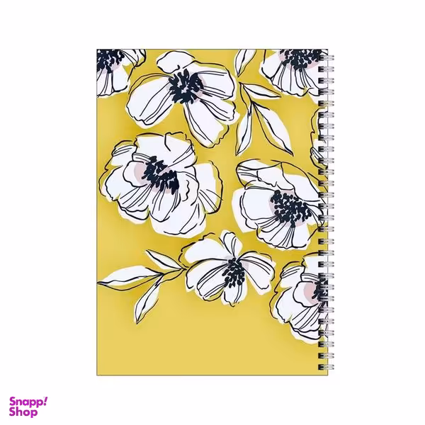 دفتر مشق 80 برگ بامبیلیپ طرح پترن گل کد 7873781