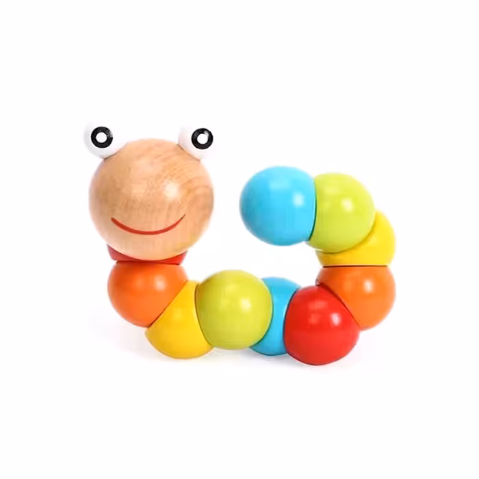 اسباب بازی چوبی طرح کرم کشی  مدل 10554