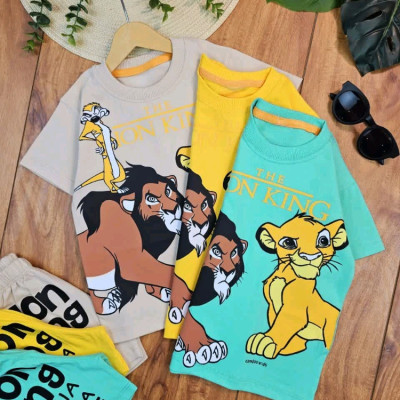 تیشرت وشلوارک پسرانه شیرپادشاه