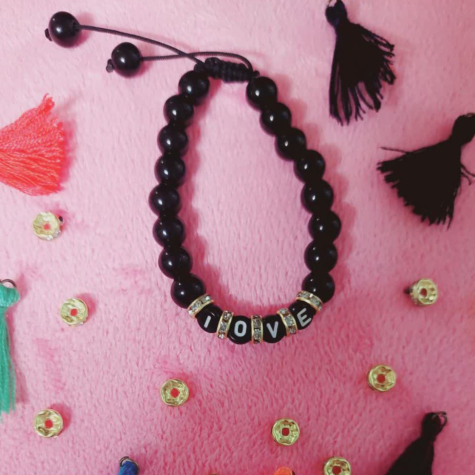 دستبند مروارید سیاه