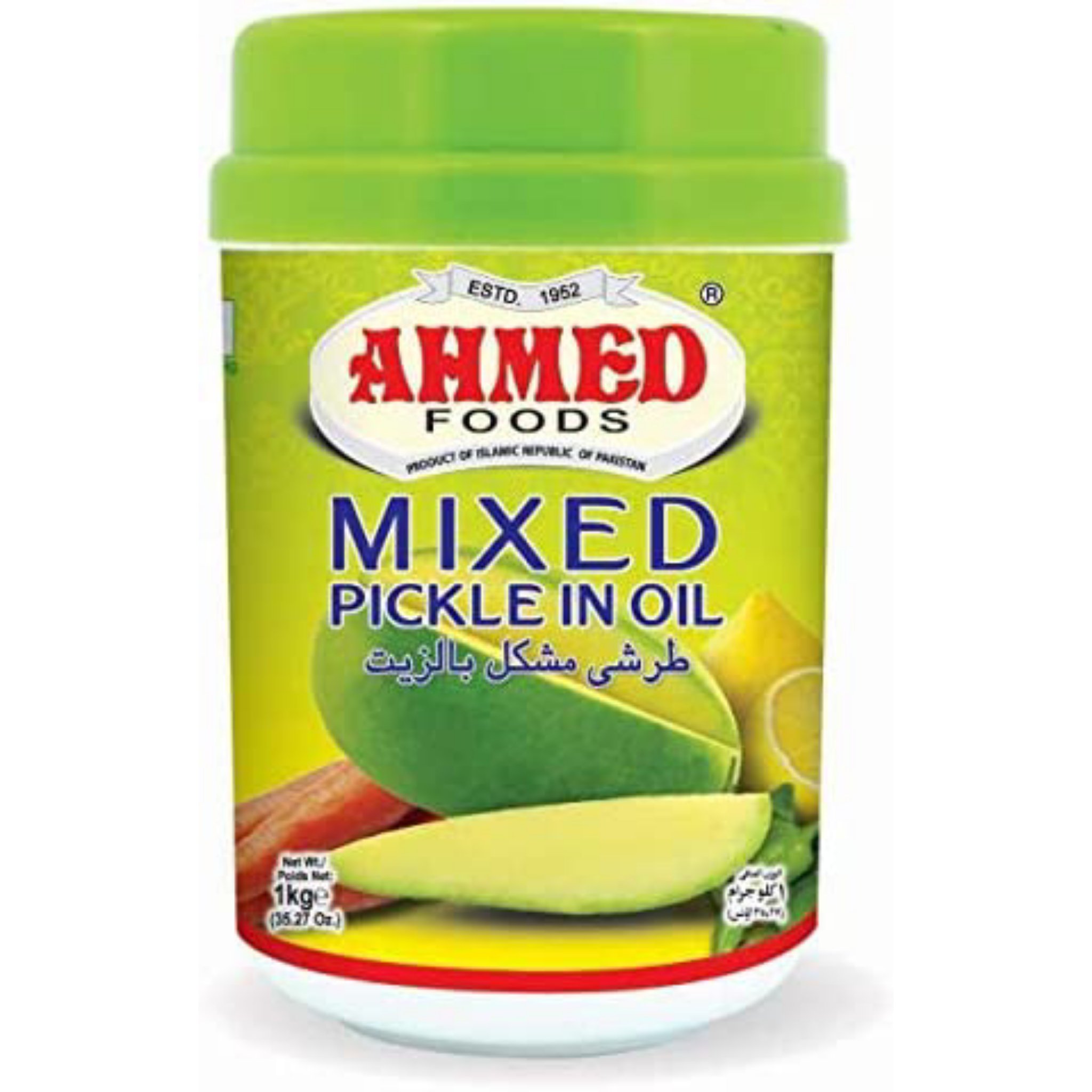 ترشی انبه مخلوط روغنی 1 کیلوگرم احمد – Ahmed