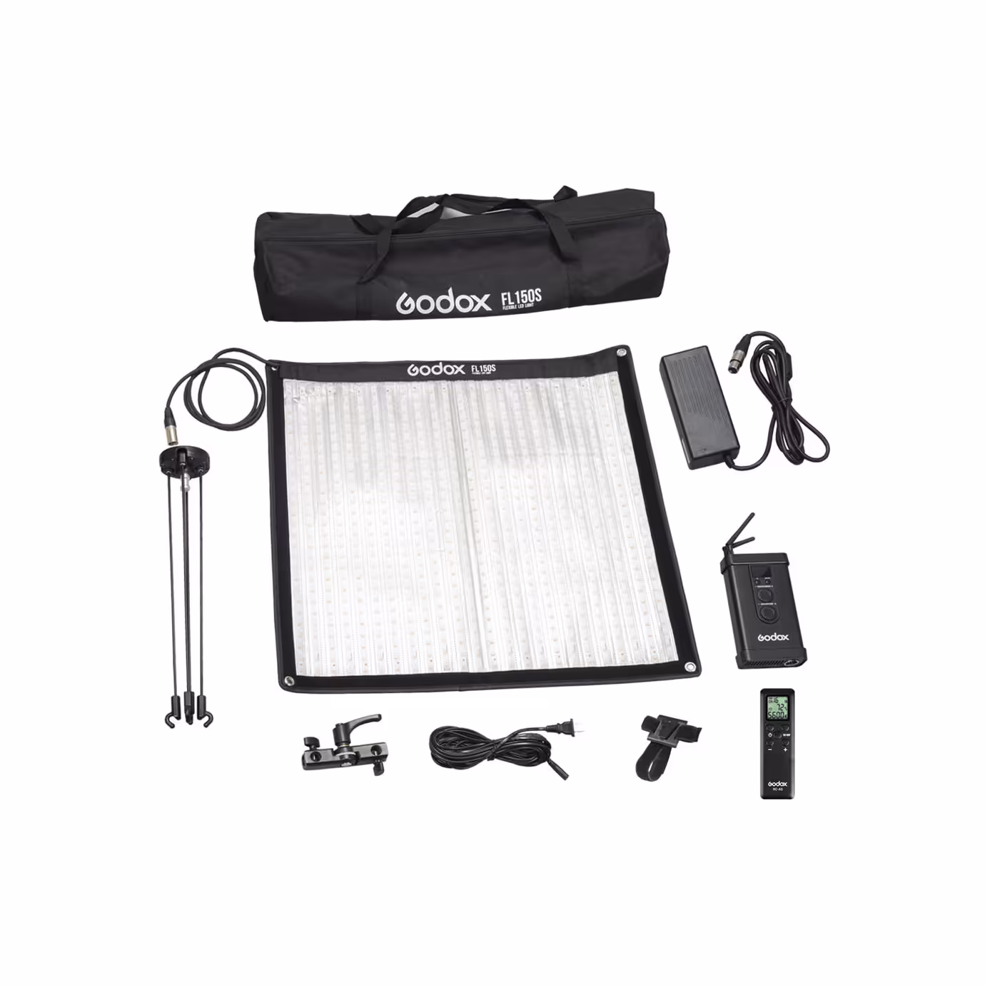 نور LED منعطف مدل Godox FL150S سایز 60x60