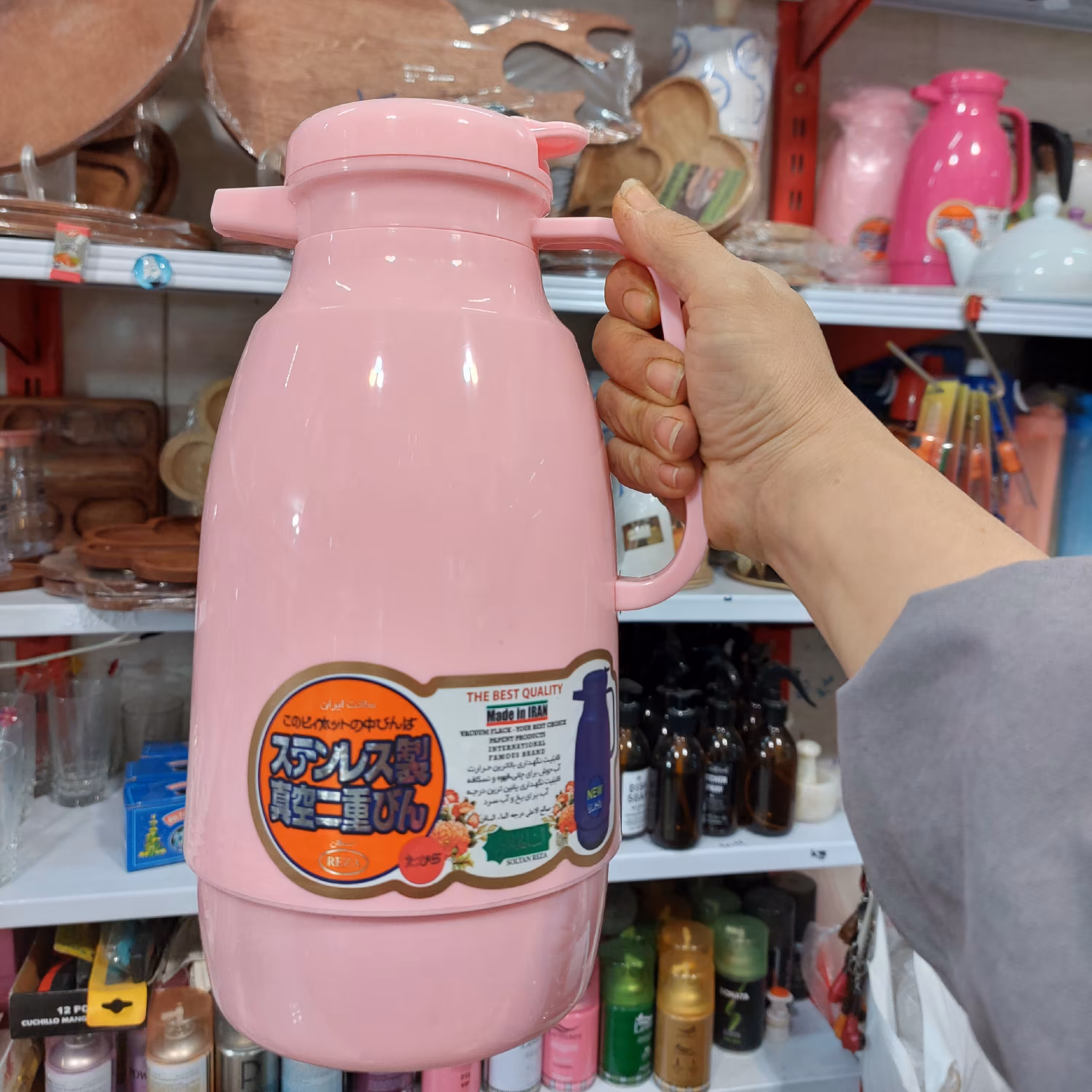 فلاکس چای یک لیتری سلطان رضا در پلاسکو دهقان 