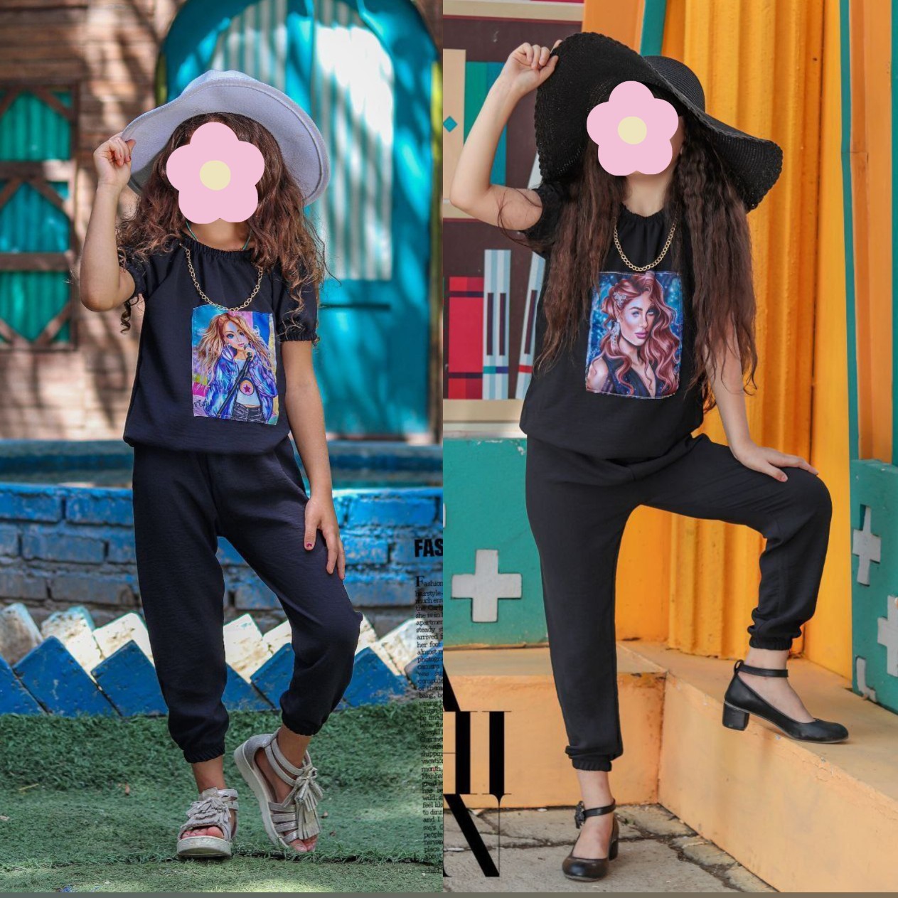 ست شومیز شلوار دخترونهa23k74908