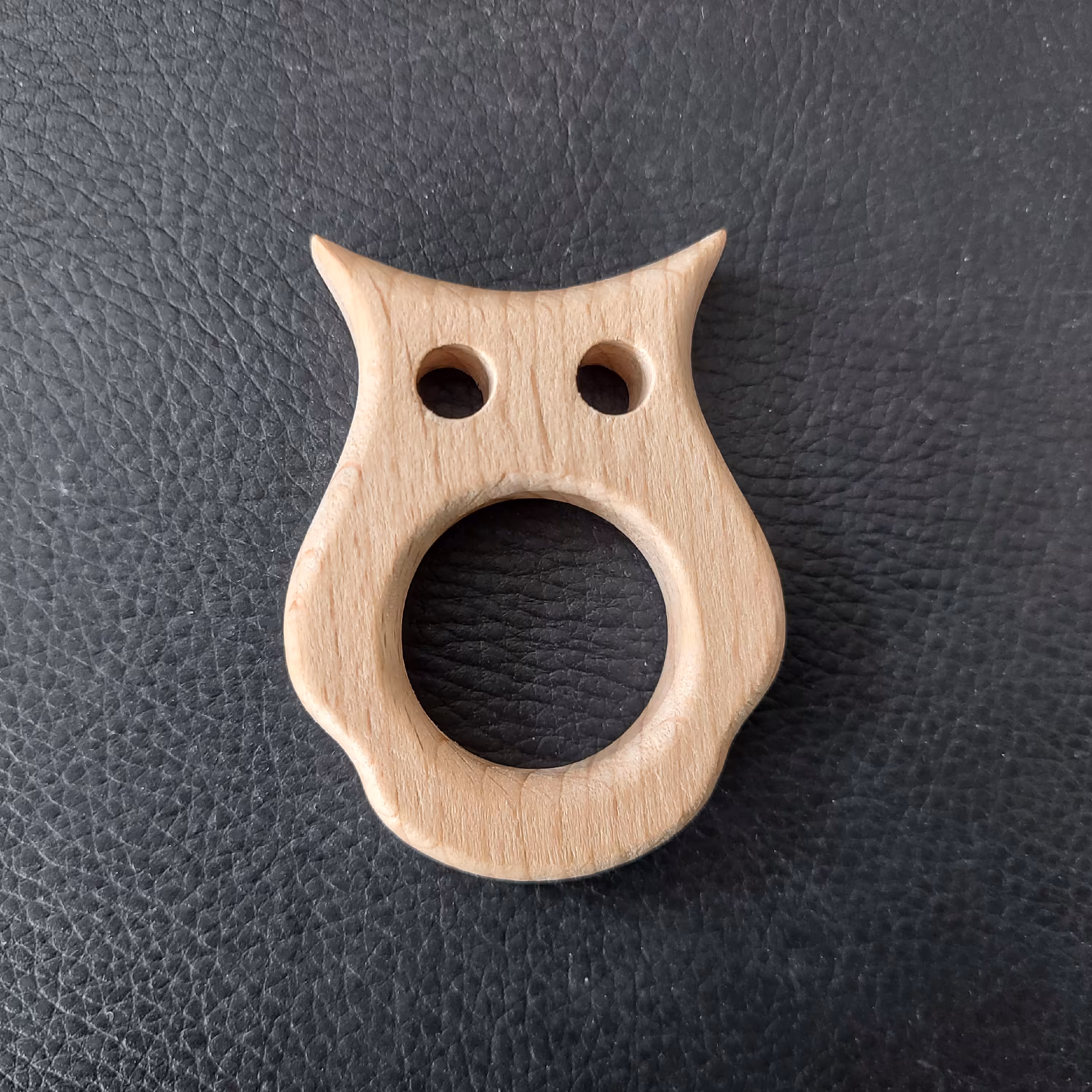 دندانگیر چوبی نوزادی با چوب روس روکش شده  تک عددی 