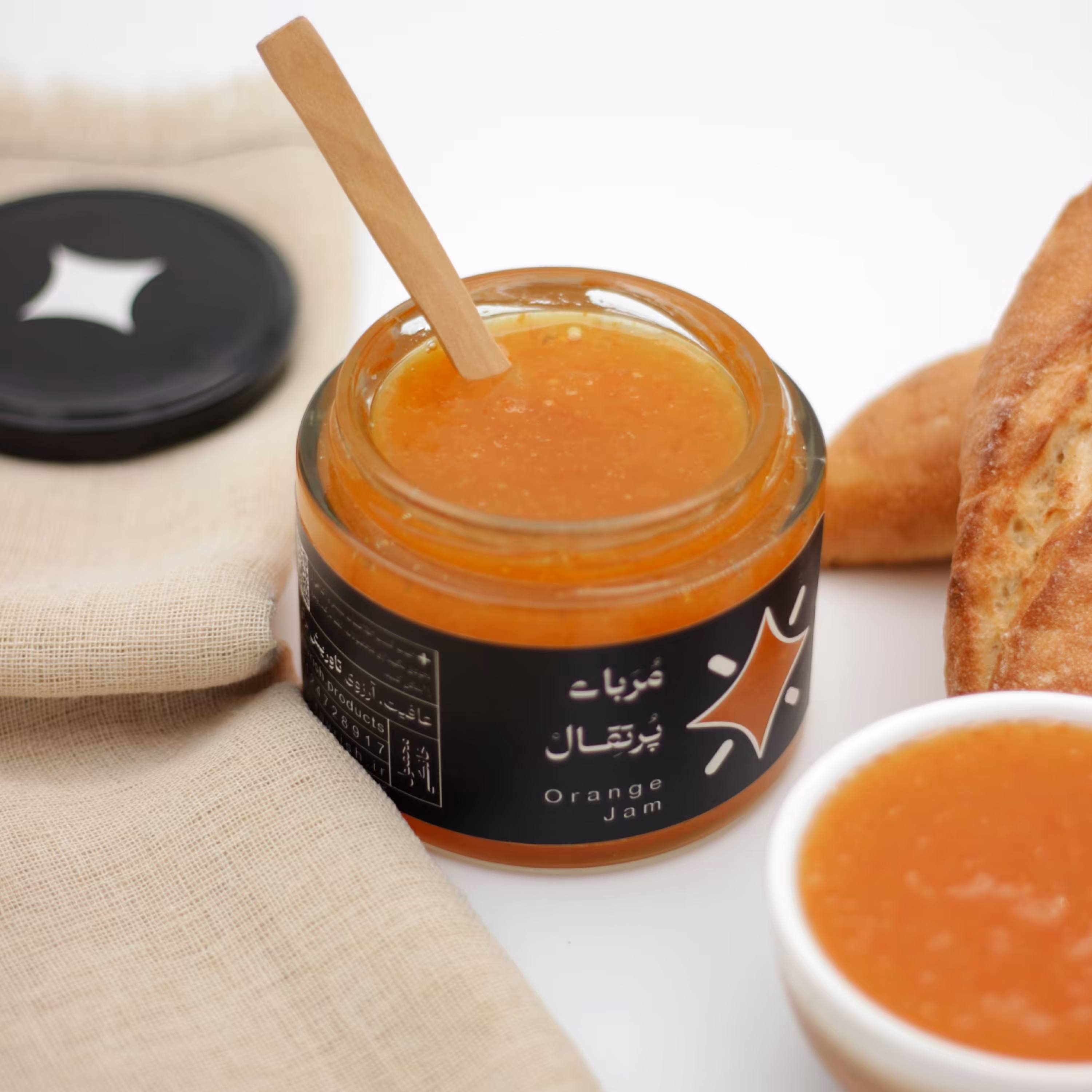 مربای پرتقال خانگی-400 گرم-بدون مواد نگهدارنده  