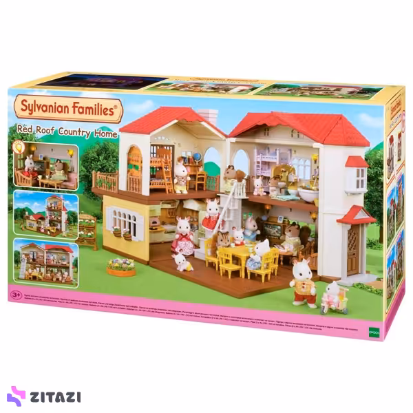 اسباب بازی سیلوانیان فامیلیز کد 5302 Sylvanian Family Red Roof Country Home