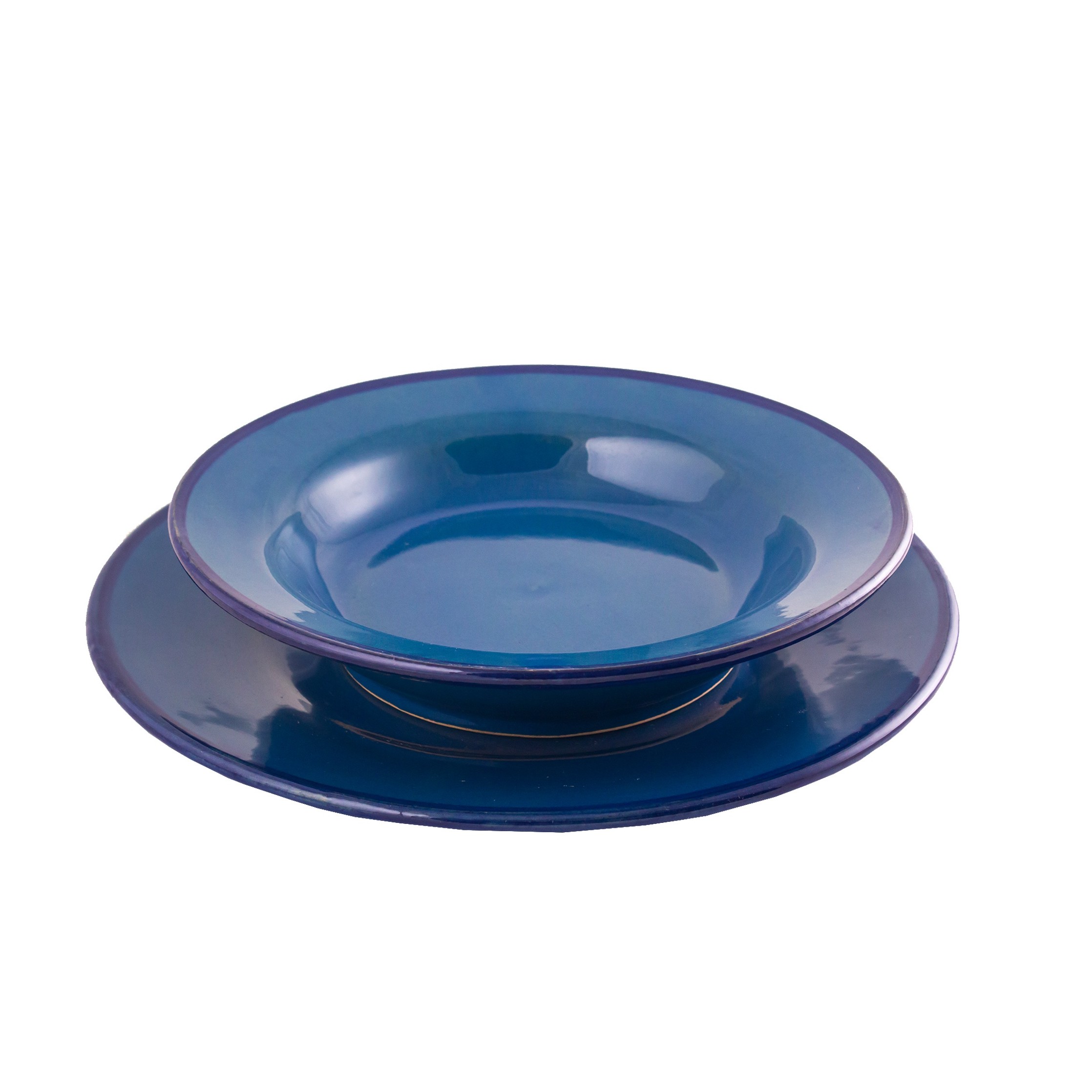 ست بشقاب برنج خوری و خورشت خوری سفالی