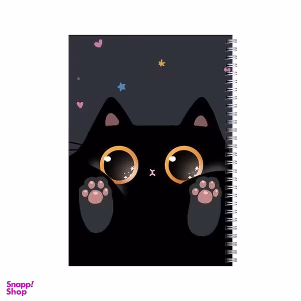 دفتر مشق 50 برگ بامبیلیپ طرح گربه در شب کد 5100639