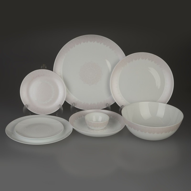 سرویس 26 پارچه آیروپال مدل یانا ورژن 3(فیروزه ای- صورتی) 