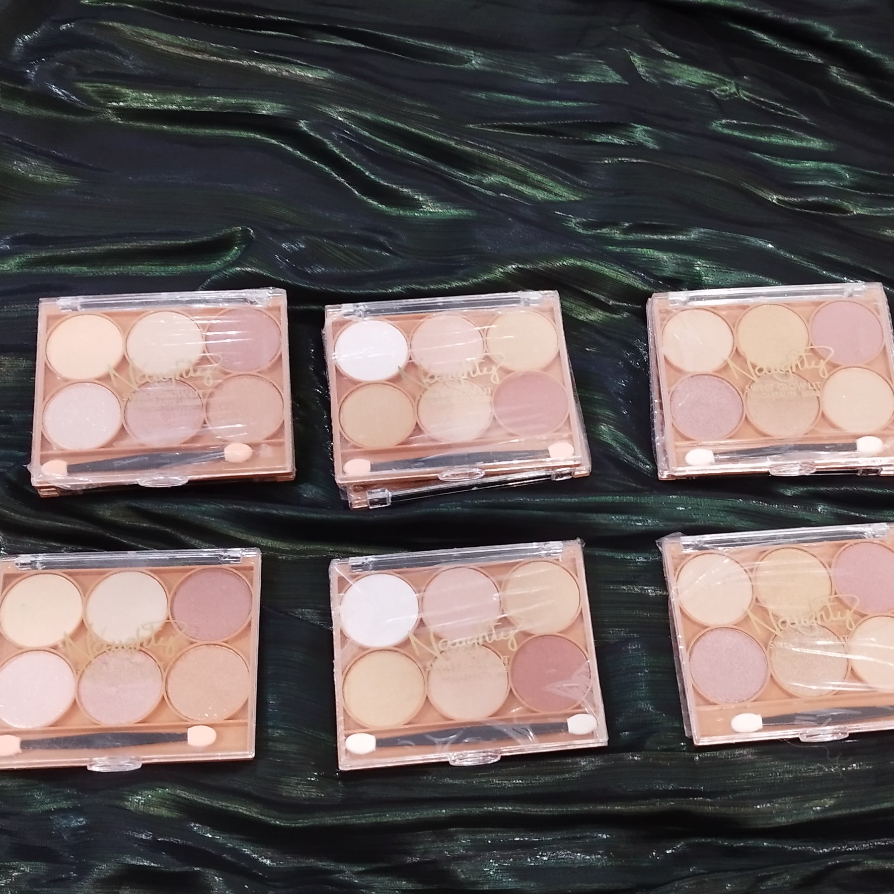 هایلایتر شش رنگه شاین دار HUDABEAUTY کیفیت عالی در 3 رنگ