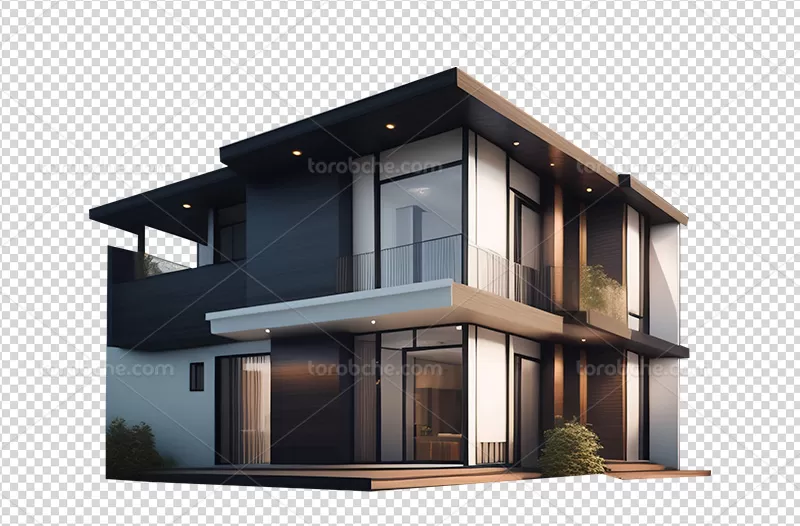 عکس PNG خانه ویلایی | گرافیک با طعم تربچه