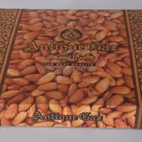 گز اصفهان با 30 درصد مغز بادام بسته 400 گرمی برند آنتیک (با جعبه 520گرم)  شیرینی