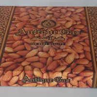 گز اصفهان با 30 درصد مغز بادام بسته 400 گرمی برند آنتیک (با جعبه 520گرم)  شیرینی