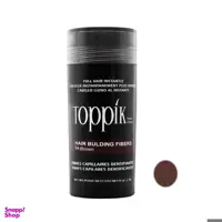 پودر پر پشت کننده مو تاپیک (Toppik) هیر فیلر کد 04 وزن 50 گرم رنگ قهوه ای
