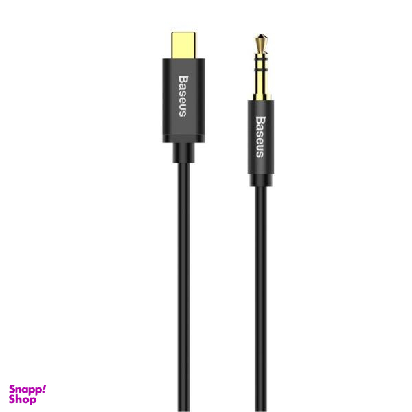 کابل تبدیل USB-C به AUX باسیوس مدل CAM01-M01-BA طول 1.2 متر