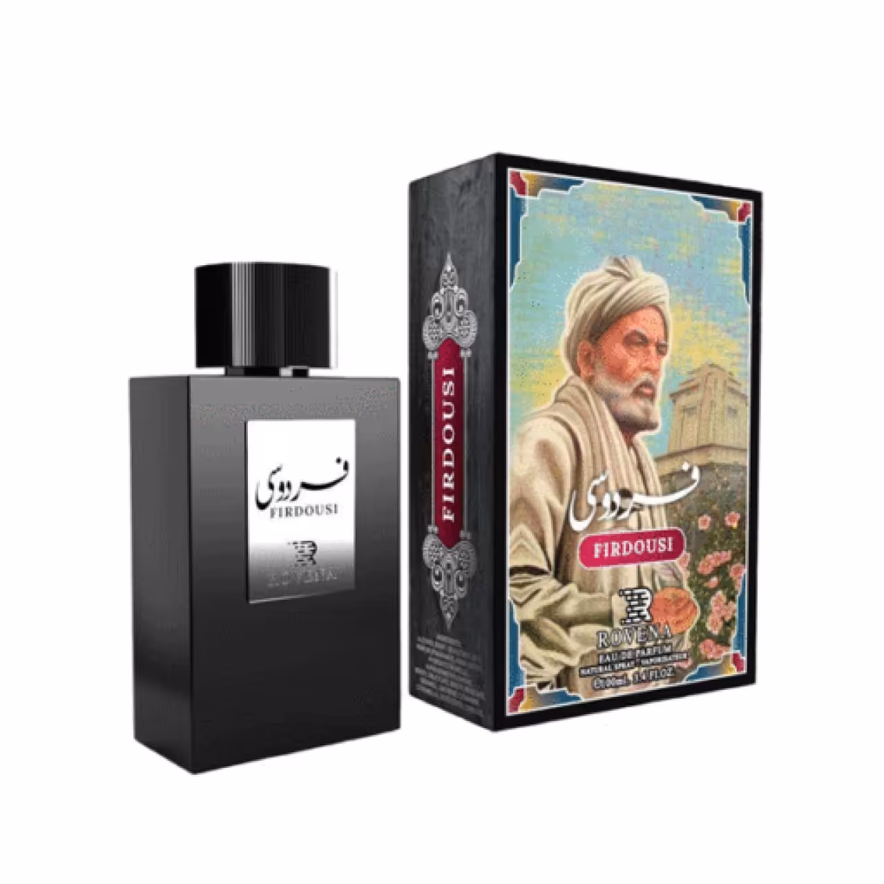 ادو پرفیوم مردانه روونا مدل فردوسی رایحه فرگامو اینتنس لدر حجم 100 میل