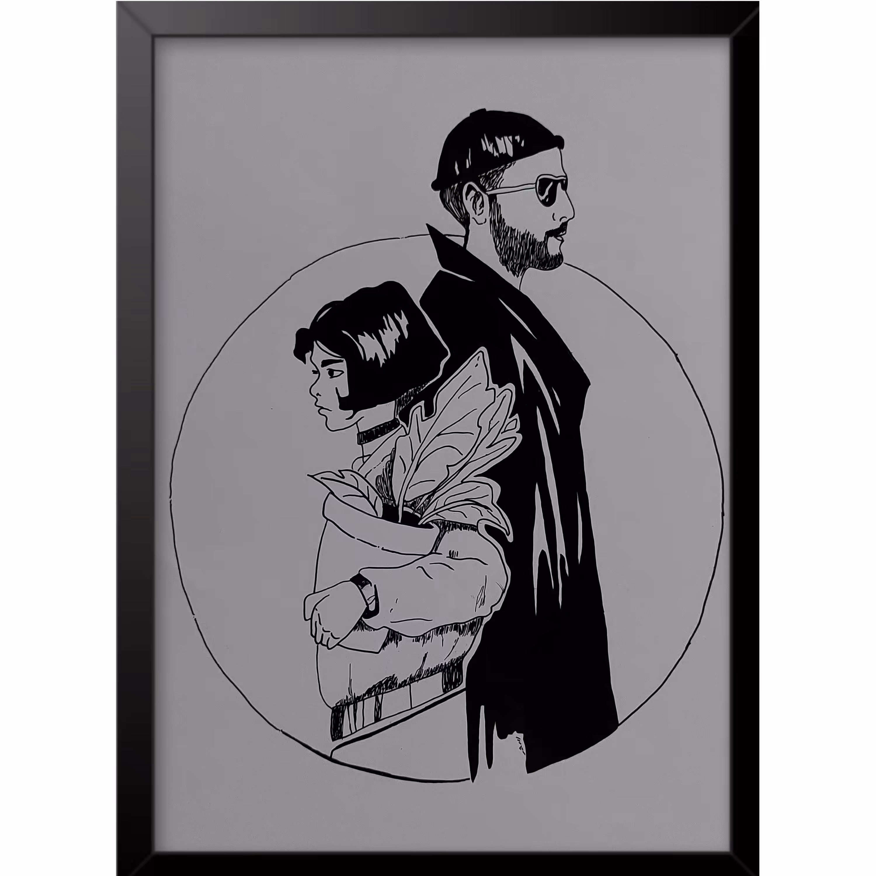 نقاشی لئون و ماتیلدا