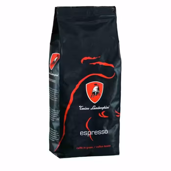 قهوه دانه اسپرسو لامبورگینی 60٪عربیکا LAMBORGHINI مدل RED وزن 1 کیلو