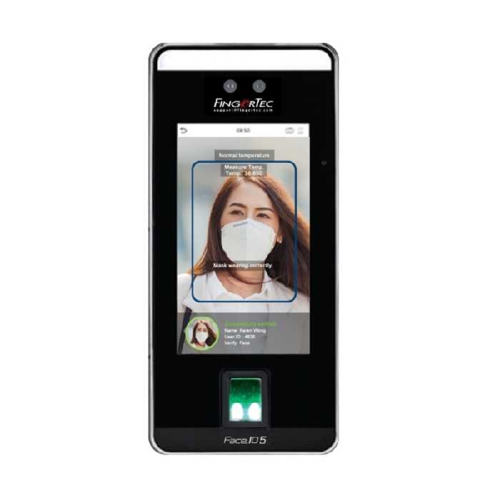 دستگاه حضور و غیاب و کنترل تردد فینگرتک مدل  FACE ID 5