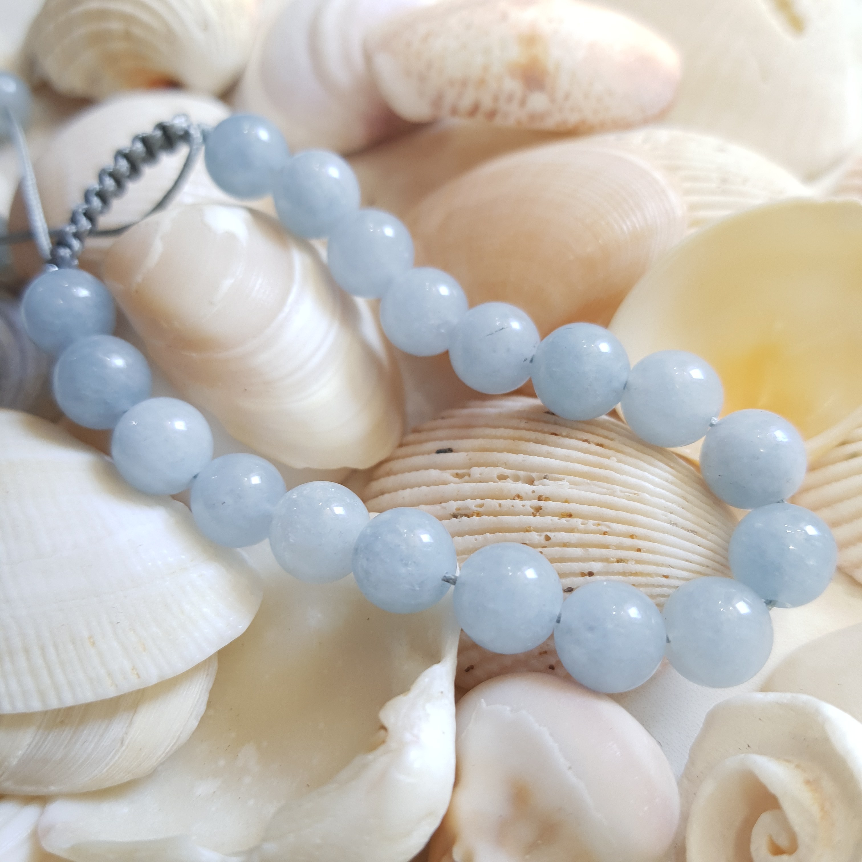 دستبند سنگ آکومارین