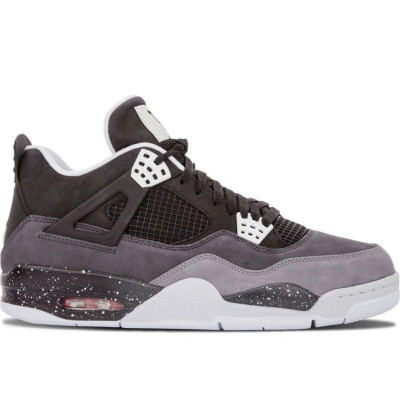 کتانی نایک ایر جردن 4 مشکی طوسی Air Jordan 4 Retro Fear Pack