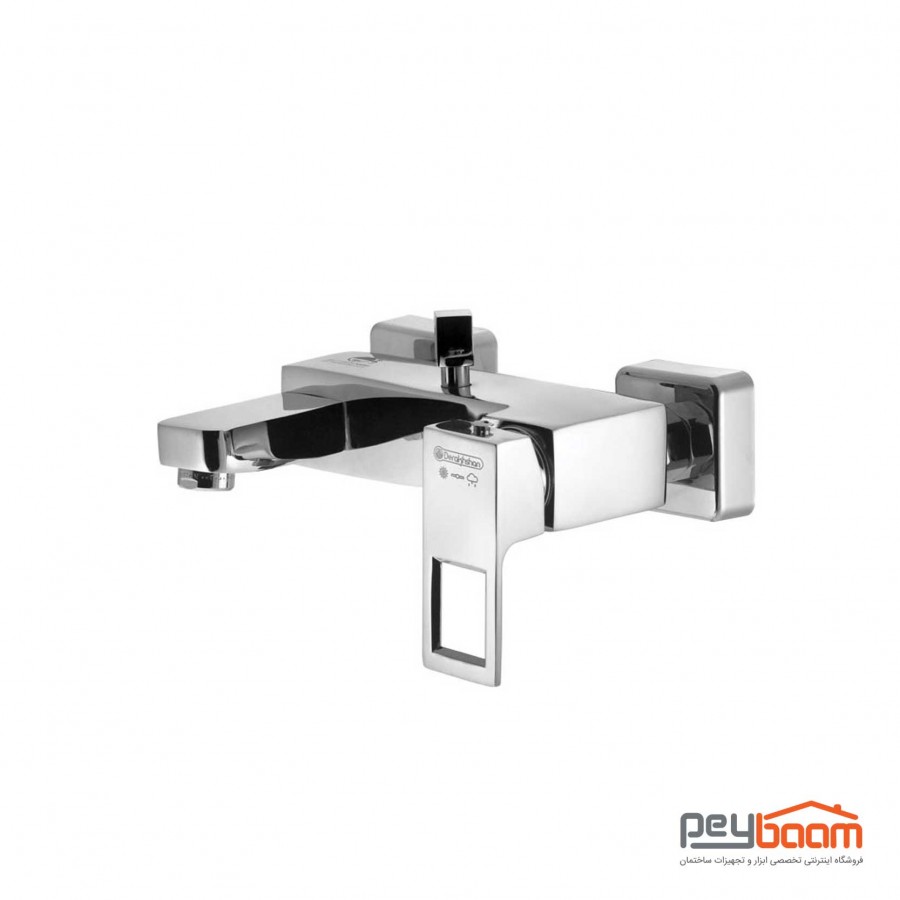 شیر حمام درخشان مدل جزیره